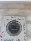 Rare Civil War 1861 Jefferson Davis Token