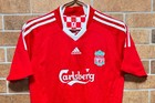 Liverpool 2008 2010 Home Football Shirt Jersey Adidas  8 Gerrard Size Ym Youth M