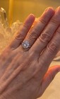 Ivy   Bauble 5ct Cz Solitaire Engagement Ring In White Gold Plating For Women