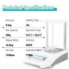 Lab Scale Digital Analytical Balance 220g Scientific Precision Scale 0 0001g Usa