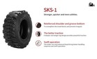 Set 4 12x16 5 Heavy Duty 12-16 5 12ply Skid Steer Tires 12 16 5 For Bobcat