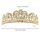 4 8cm Tall Princess Diana Crystal Tiara Crown Wedding Bridal Queen Prom 2 Colors