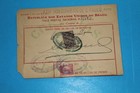 Brazil Money Order Receipts 10 Different Much Variety Bluelakestamps Unusual E