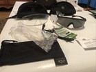 Revision Military Z87 Safety Sunglasses And Clear Glasses W cases   Extras