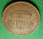 1842  Canadian  Bank Token One Penny  Large Cent   Bank Of Montreal F14
