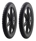 2 Pack -marathon 92010 Flat Free 20  Replacement Tire Assembly For Rubbermaid Bi