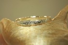 6mm Keiki Child Bmh Solid 925 Sterling Silver Hawaiian Heritage Scrolls Bangle