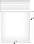Mini Zipper Bags 150-pack 2x2 Clear - Resealable Plastic Pouches For Pills Coins