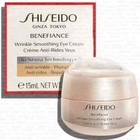 Shiseido Benefiance Eye Cream     Wrinkle  Anti-aging  Smoothing     0 51oz   15ml    