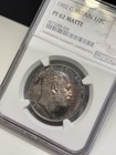 1902 Great Britain 1 2 Crown Ngc Proof 62 Matte Rainbow Toning This Is Nice 