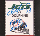 Dan Marino Fake Spike Game Ticket Stub - Psa 5   Auto 10 -  highest Graded 
