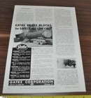 1941 Crown Super Coaches Bus Ad Macmillan Ring-free Motor Oil Gatke Brake