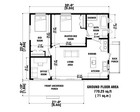 Custom Modern Cottage House Plans 2 Bedroom   1 Bathroom With Original Cad   Pdf
