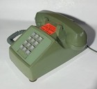 Avocado Bell Telephone - Push Button - Bell System Western Electric
