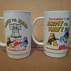 Set Of Two Vintage Army Vs Navy 1991 1992 Football Game Mug Glass Cups Euc
