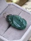Vintage Carved Jade Pendant Estate Find 