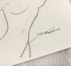 Original Sketch Louis Small Jr  2004 Comicbook Art Sexy Catwoman Pencil Dc Comic
