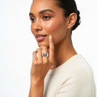 925 Sterling Silver Turquoise Cabochon Southwestern Style Ring Size 7 5 Vintage