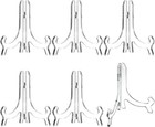 6 Pack 7 Inch Acrylic Easel Stand  Display Stand  Plate Holder For Display  P   