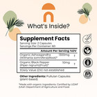 Nutririse Organic Ashwagandha Root Capsules With Black Pepper  1300mg  Natura   