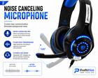 Gaming Headset Ps5 Ps4 Xbox One Series X s Pc Rgb Led Noise Canceling Mic 7 1