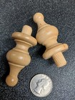 Lot Of 2 Wooden Finials  442