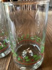 5 Vintage Libbey 1984 Arby   s 14oz Christmas Drinking Glasses Holly Berry