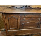 Antique Wood Buffet Server Sideboard
