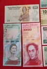 Unc  Lot Of 7  Different Foreign Paper Money Banknotes World Currency 