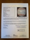 Willie Mays Signed Autographed National League Baseball Ball Jsa Loa - Toning