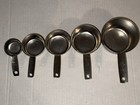 Set Of 4 Vintage Foley Measuring Cups Stainless 1 4  1 3  1 2  1 Cup  Metric Ml