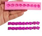 Roses Chocolate Silicone Mould Wedding Cake Border Decorating Tool Candy Molds