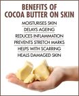 100  Natural Cocoa Butter Pure Organic Raw Unrefined From The Dominican Republic