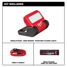 New Milwaukee 2114-21 Redlithium    Usb Rover    Pivoting Flood Light 550 Lumens