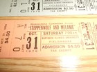 Vintage 1970 Steppenwolf And Melanie Concert Unused Full Tickets