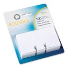 Rolodex 67558 Business Card Refills  Plain pk100