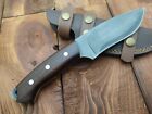 Custom Handmade 1095 Steel Acid Washed Camping Survival Outdoor Hunting Knife