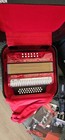 Hohner Model 3523fr Corona Ili Classic Fbbeb Accordion Pearl Red W bag   Straps