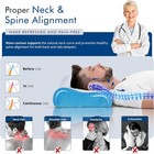 Memory Foam Camping Hotel Travel Pillow For Neck Support And Snoring    Compact  E