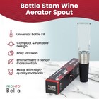 Wine Aerator And Pourer For Enhanced Flavor  Refined Small  Transparent
