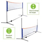 Portable Badminton Volleyball Net 10  5 Ft Tennis Sport Train Outdoor