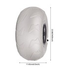 2pcs Balloon Wheels 9  Replacement Big Beach Sand Tires For Kayak Dolly Canoe Us