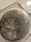 2014 Rwanda 1 Oz Silver African Impala Bu  in Capsule 