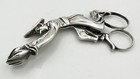 Antique Novelty Running Friar Sugar Tongs Sterling Silver Possibly American