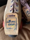 Vintage Riedell Roller Skates Size 8 W  Sure-grip Trucks     Leather Boots