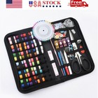 172pc Sewing Kit Thread Threader Needle Tape Measure Scissor Thimble Home Travel