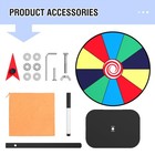 Retbtnm 8 Inch Prize Wheel Spinner With 8 Inches  diameter   Red  Green  Blue