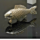 925 Sterling Silver Antique Fish Figurine     Luxury Handcrafted D  cor
