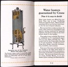 Crane Insulated Gas Water Heater Instant Hot Water Brochure C1940s