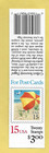 Stamp Booklet Us  Beach Umbrella  15 Cent Stamps   20 Stamps In Booklet    